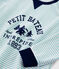 Boys' Yeti Motif Velour Pyjamas MEDIEVAL blue/MULTICO white