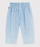 Babies' chambray trousers BLEU CLAIR blue