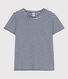 Women's Straight Round-Neck Cotton T-Shirt