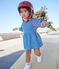 Babies' Sleeveless Light Denim Dress DENIM CLAIR blue