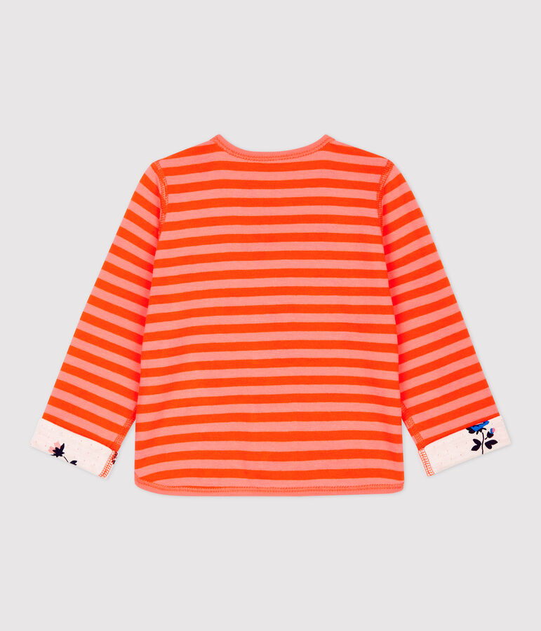 Babies' Reversible Cardigan orange/orange