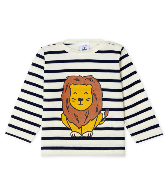 Unisex Co-Created Sailor Top COQUILLE beige/SMOKING CN blue