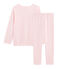 Girls' Pyjamas in Extra Warm Brushed Terry Towelling MINOIS pink