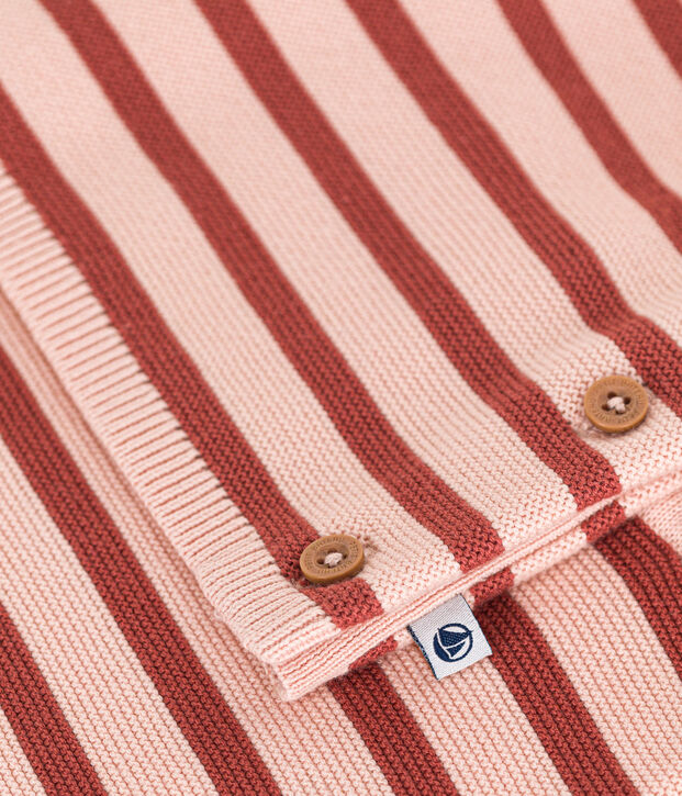 Babies' Cotton Knit Outfit - 2-Piece Set pink/brown