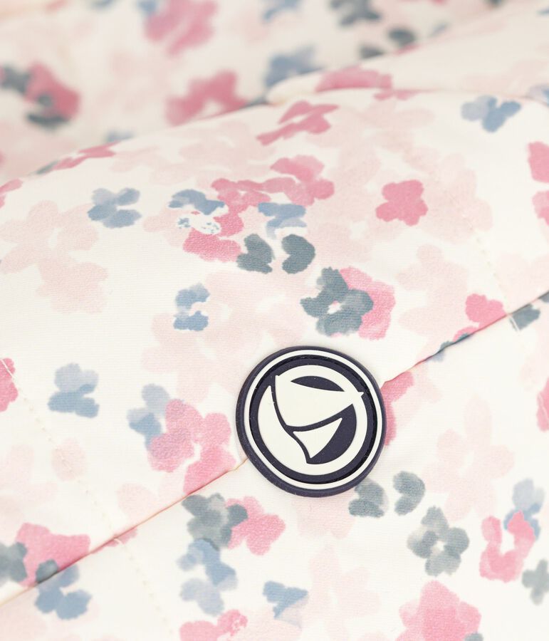 Babies' printed snowsuit MILK /MULTICO