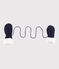 Babies' Polyester Microfleece-Lined Mittens SMOKING blue