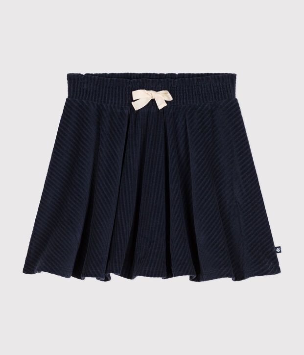Little girls' terry velour skirt SMOKING