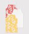 Girls' Hawaiian Print Cotton Vest Tops - 3-Pack variante 1