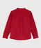 Boys' Velvet Shirt TERKUIT red
