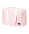 Changing bag made of quilted polyester. ROSAKO pink/MARSHMALLOW white