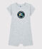Baby Boys' Terry Playsuit POUSSIERE CHINE grey