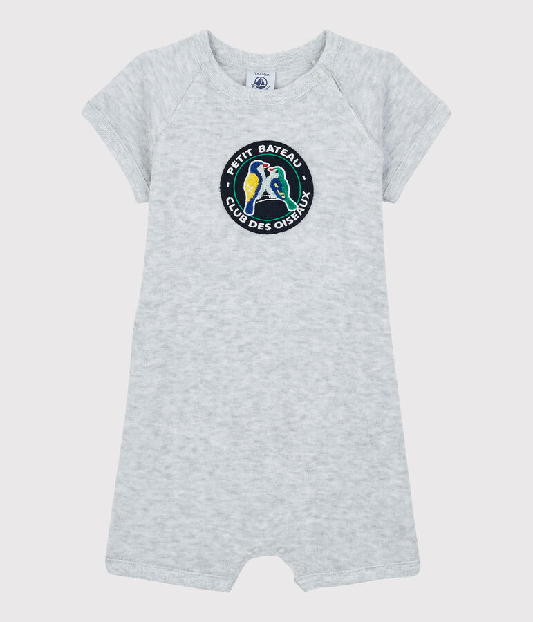 Baby Boys' Terry Playsuit grey