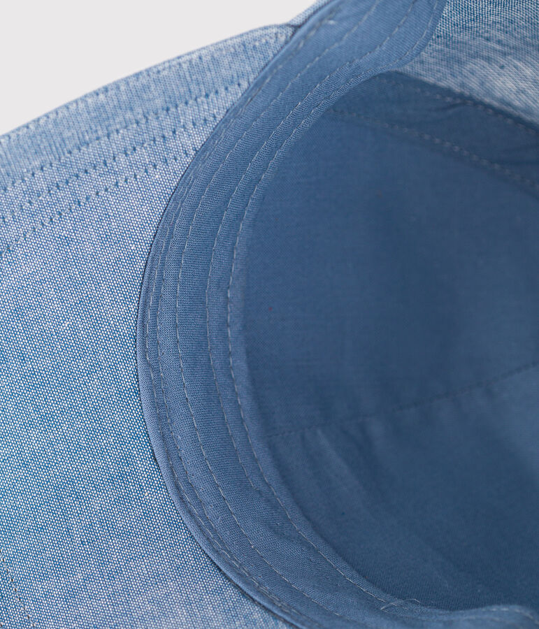 Children's Sky Blue Denim Cap blue