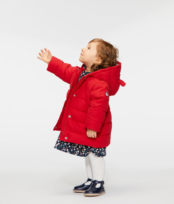 Baby Girls' Microfibre Down Jacket TERKUIT red