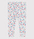 Babies' floral print cotton leggings