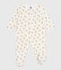 Babies' velour pyjama suit printed with leopards