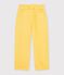 Children's cotton trousers yellow