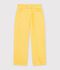 Children's cotton trousers yellow