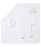 Unisex baby's gift set in 1 x 1 rib. variante 1
