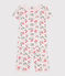 Children's floral print cotton capri pyjamas FLEUR pink/MULTICO white