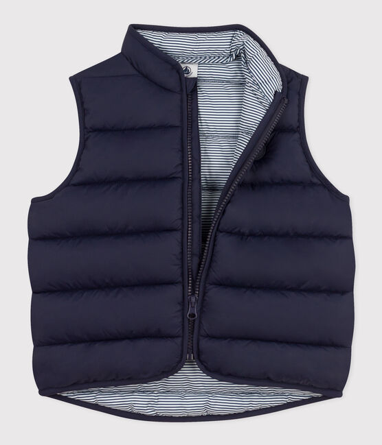 Children's Sleeveless Quilted Padded Jacket SMOKING blue