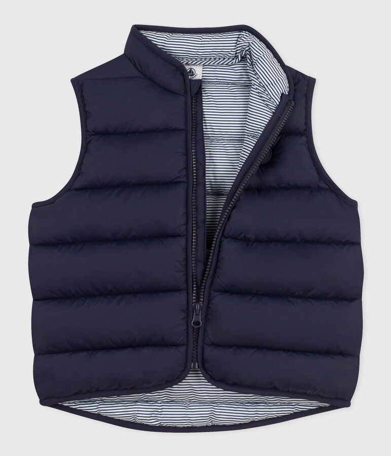 Children's Sleeveless Quilted Padded Jacket blue