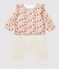 Baby Girls' Floral Wool and Organic Cotton Clothing - 3-Pack MONTELIMAR beige/MULTICO white