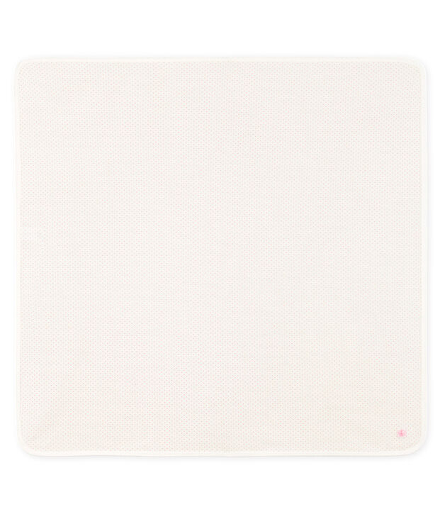 Babies' Ribbed Maternity Blanket white/pink
