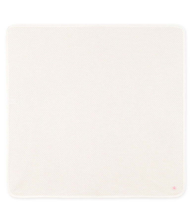 Babies' Ribbed Maternity Blanket white/pink