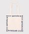 canvas tote bag white/blue