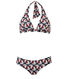 Women's printed two-piece swimsuit