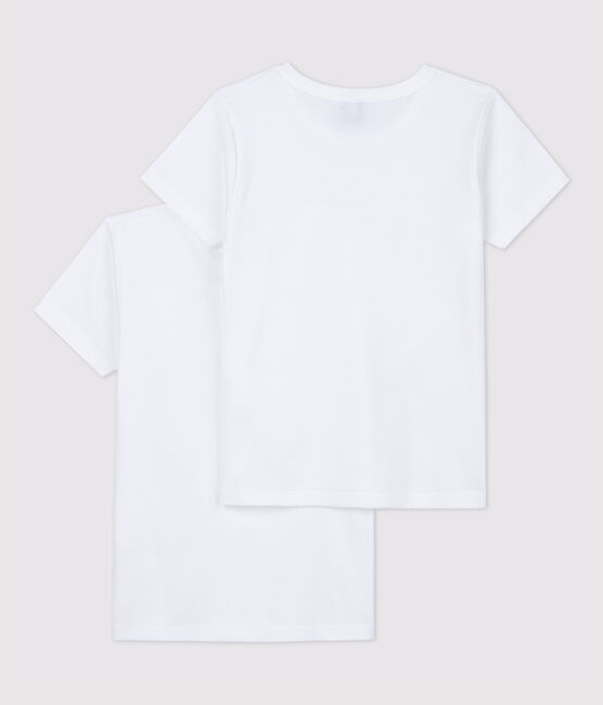 Boys' White Short-sleeved T-Shirts - 2-Pack variante 1