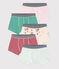 Boys' Cotton Boxers + Glow-In-The-Dark Pair - 5-Pack variante 1