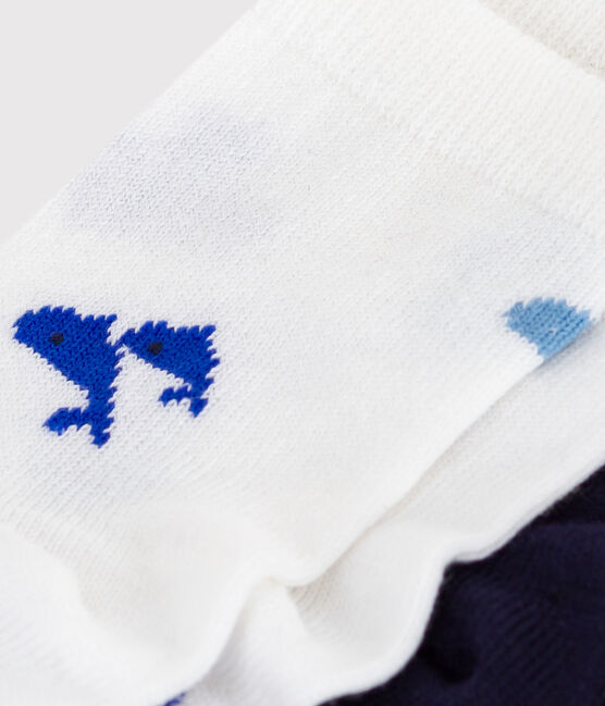Babies' whale-print cotton socks - 2-Pack variante 1
