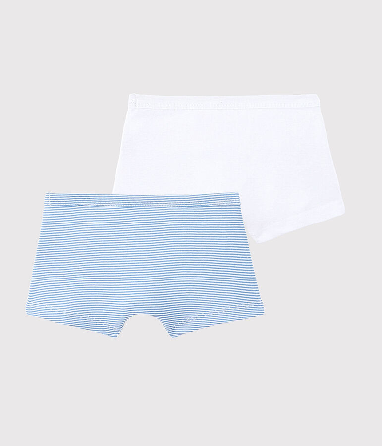 Boys' Organic Cotton Boxer Shorts - 2-Pack multicolor