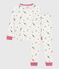 Children's Paris print cotton pyjamas MARSHMALLOW white/MULTICO white