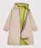 Women's long raincoat in two colours beige