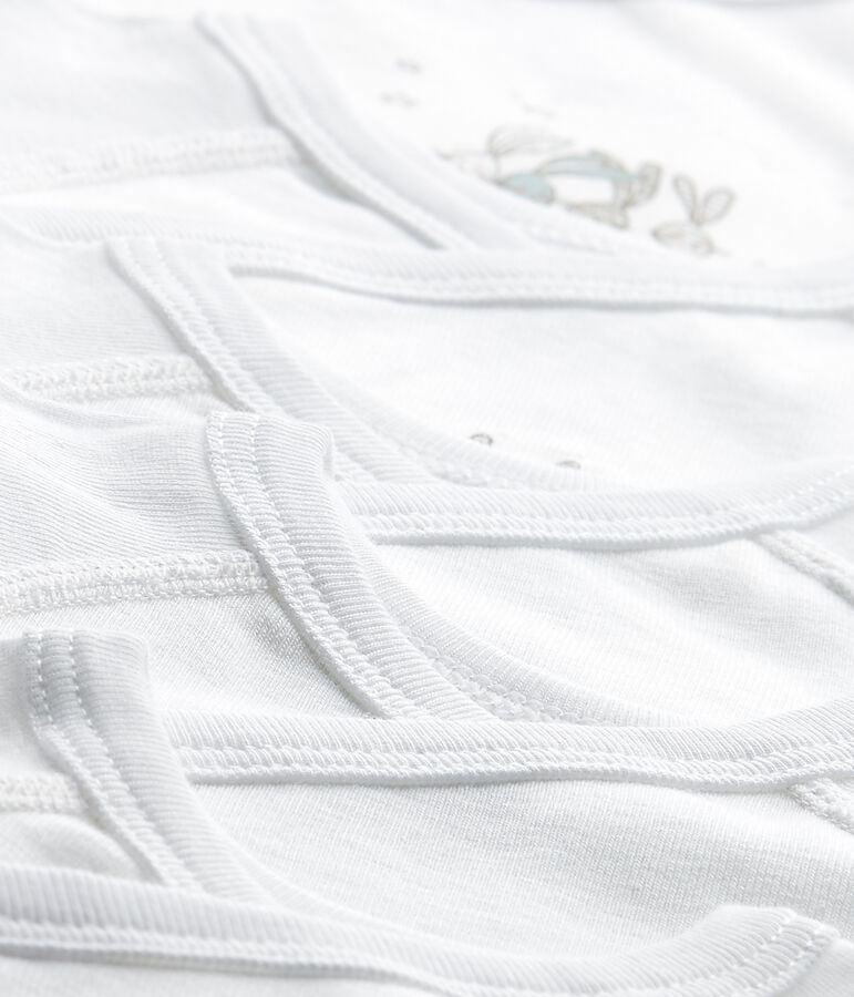 Set of 5 mixed newborn baby's long sleeved bodies multicolor