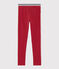 Girls' Cotton and Elastane Jeggings TERKUIT red