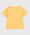 Children's short-sleeved printed T-shirt yellow