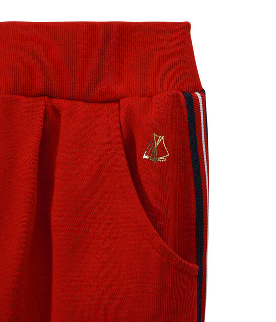 Girl's knit pants TERKUIT red