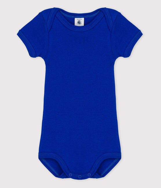Baby Girls' Short-Sleeved Bodysuit SURF blue