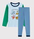 Boys' Yoga Animals Ribbed Pyjamas