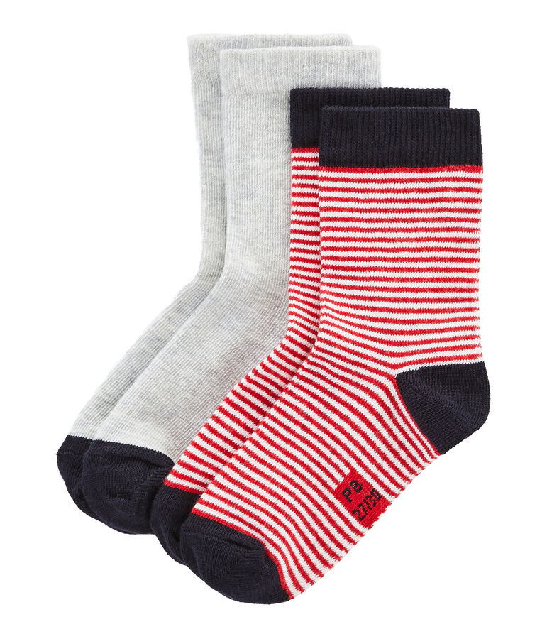 Pack of 2 Pairs of Unisex Socks multicolor