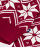Children's patterned wool and cotton jumper AMARANTE red/AVALANCHE