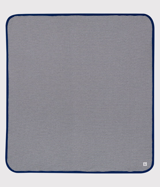 Waveproof Double-Sided Jersey Blanket SMOKING blue/ECUME white