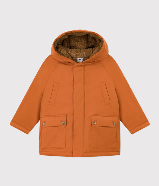 Children's unisex parka ECUREUIL brown