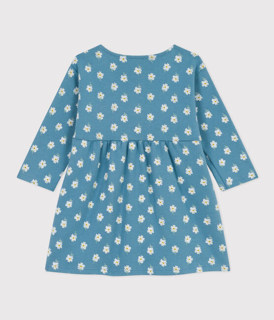 Babies' Long-Sleeved Thick Jersey Dress POLOCHON /MULTICO