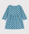 Babies' Long-Sleeved Thick Jersey Dress POLOCHON /MULTICO