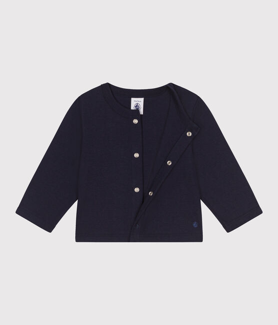 Babies' Cotton Cardigan SMOKING blue